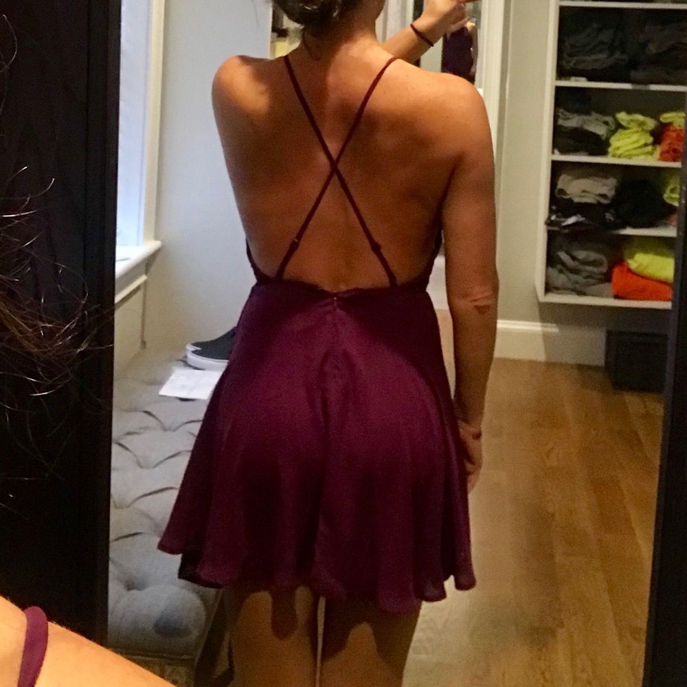 Strappy cocktail dress